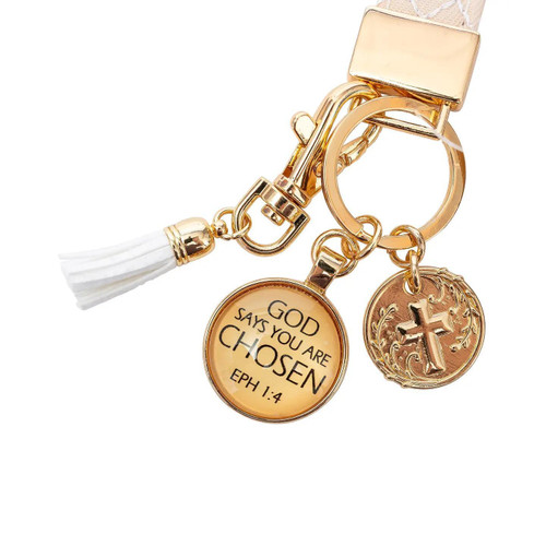 Chosen Ephesian 1:4 Wristlet Keychain