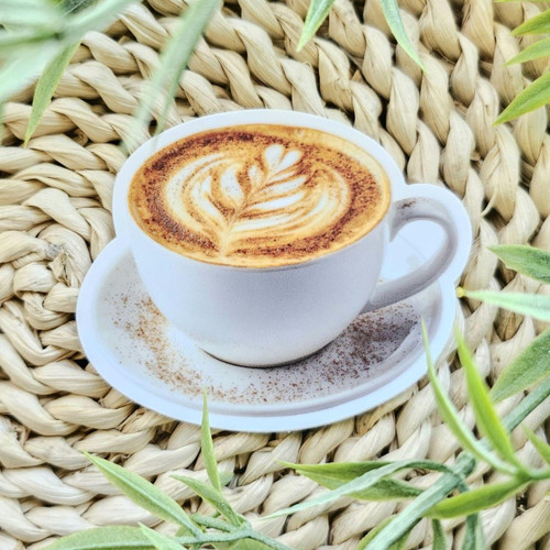Hot Coffee Waterproof Sticker