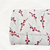 Red Floral Round Poly Swiss Dot Fabric (sold by half yards)