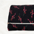 Red Floral B Round Poly Swiss Dot Fabric (sold by half yards)