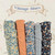 Vintage Blues 100% Cotton Fabric (sold by half yards)