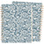 Blue Folk Florals Spiral Notebook