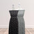 Stone 100% Polyester Fine Line Print Fabric (sold by half yards)