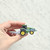 John Deere Tractor Keychain