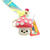 Mushroom Charm Keychain
