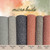 Micro Orange Knit Swiss Dot Fabric (sold by half yards)