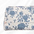 Leafy Blossoms on Blue Lightweight Pineskin Fabric (sold by half yards)