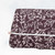 Moody Leaf Plum Poly Swiss Dot Fabric (sold by half yards)