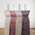 Moody Leaf Plum Poly Swiss Dot Fabric (sold by half yards)