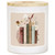 Floral Fall Books Candle