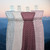 Vintage Stripe Colonial Twilight Berry Knit Swiss Dot Fabric (sold by half yards)