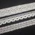 1" White Crochet Cotton Lace (sold by the yard)