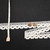 1" White Crochet Scalloped Lace (sold by half yards)