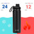 Drinco 22 oz. Stainless Steel Insulated Water Bottles