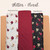 Beth's Exclusive Glittery Floral Black Poly Rib Knit Fabric (sold by half yards)