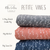 Rose Sprig S 4 Way Stretch Crinkle Poly Fabric (sold by half yards)