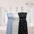 Dim Floral Black Round Poly Swiss Dot Fabric (sold by half yards)