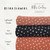 Retro Flower Lightweight Pineskin Fabric (sold by half yards)