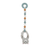 Teal Bear Single String Beads