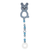 Blue Grey Bunny Single String Beads