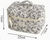 Flower Print Color Block Portable Bag