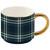 Navy Plaid Coffee Mug