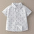 White Sun Boy Cotton Button Down Shirt