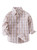 Beige & White Plaid Button Down Cotton Shirt