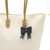 Simple Leather Bow Keychain