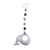 Blue Grey Whale Single String Beads