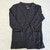Charcoal Wide Rib Knit Cardigan