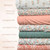 Small Soft Floral Petite Poly Swiss Dot Fabric (sold by half yards)