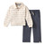 Cotton Polo Tee & Pants Set