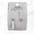 1-1\4" White Pinch Clip Lace Crystal - 2pk.