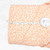 Creamsicle And White Ditsy Floral Poly Swiss Dot Fabric (sold by half yard)