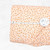 Creamsicle And Black Ditsy Floral Poly Swiss Dot Fabric (sold by half yard)