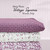 Deep Plum Vintage Squares Woven Poly Fabric (sold by half yard)