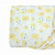 Exclusive White With Large Yellow Floral And Stems Poly Swiss Dot Fabric (sold by half yard)
