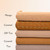 Caramel  Poly Swiss Dot Fabric (sold by half yard)
