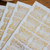 Cream Gold Foil Bible Tabs