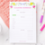 Cleaning Schedule Notepad