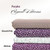 Elegant Ditsy Plum Blooms Rib Knit Fabric (sold by half yard)