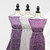 Elegant Ditsy Plum Blooms Rib Knit Fabric (sold by half yard)