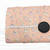 Beth's Exclusive Soft Orange Classic Roses Poly Cotton Crinkle Fabric (sold by half yards)