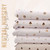 Off-White With Houses And Stars Soft Rib Knit Fabric  (sold by half yard)
