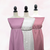 Rose Pink Dainty Sprigs 4 Way Stretch Crinkle Poly Fabric (sold by half yards)