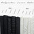 Black Penny Size Linen Swiss Dot Fabric (sold by half yard)