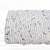 Beth's Exclusive Blue Vining Eucalyptus Poly Swiss Dot Fabric