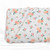 Beth's Exclusive Peach Rose Floral Poly Swiss Dot Fabric (sold by half yard)