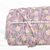 Beth's Exclusive Mauve with Peach Floral and Sprigs Knit Swiss Dot Fabric (sold by half yards)